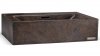 S.V.I.S. Design UMYWALKA 60 CM PYXIS BASIC Z PRZELEWEM, Z OTWOREM NA BATERIĘ - DARK STONE, NIEBIESKI, OCHRA I CZARNY, LAKIER MATOWY
